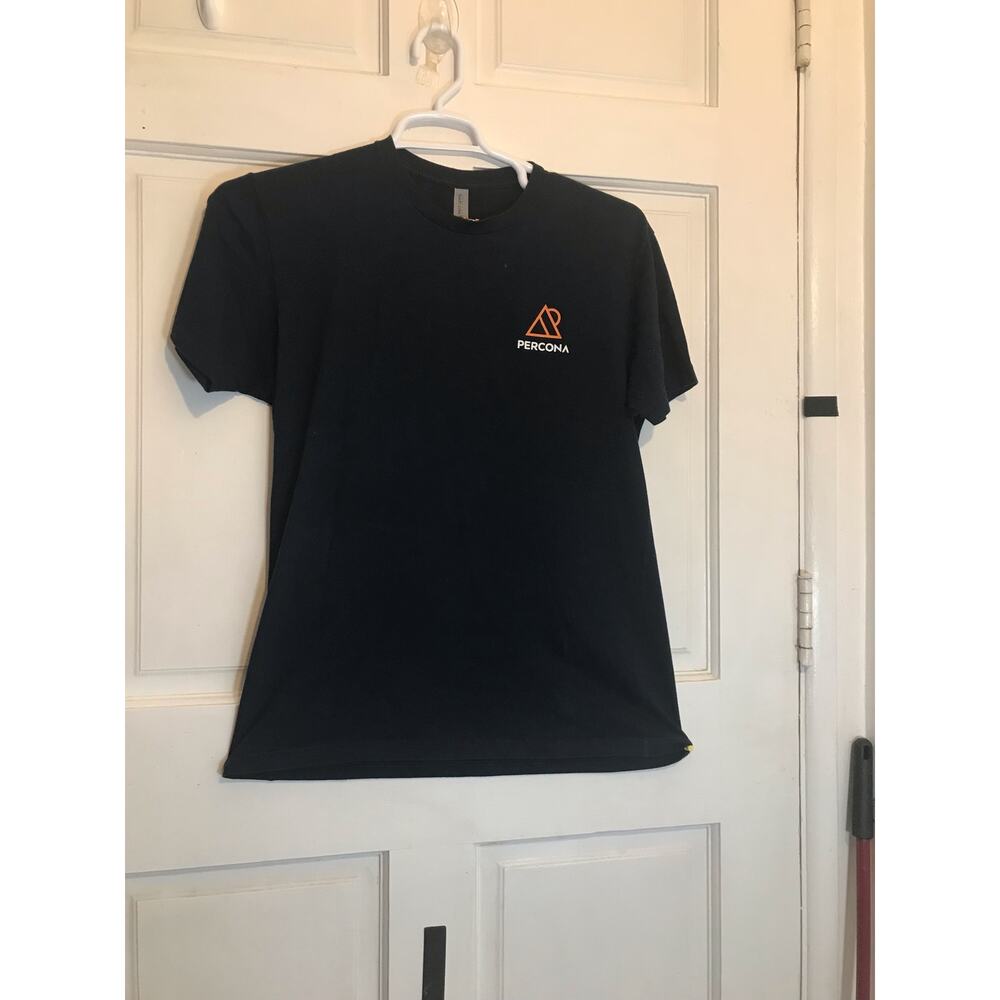 NEXT LEVEL APPAREL T-Shirt Men's M BLACK Short Sleeve logo
